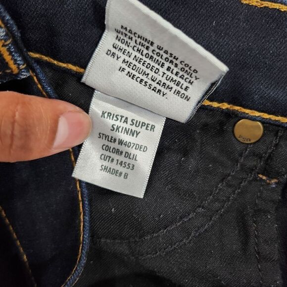 Hudson dark denim Krista Super Skinny jeans - Picture 3 of 6